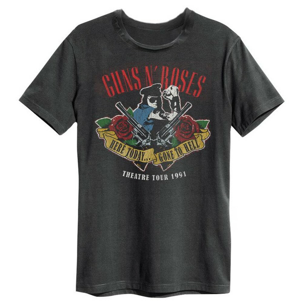 (アンプリファイド) Amplified オフィシャル商品 メンズ ガンズ・アンド・ローゼズ Gone To Hell Tシャツ 半袖 カットソー トップス 