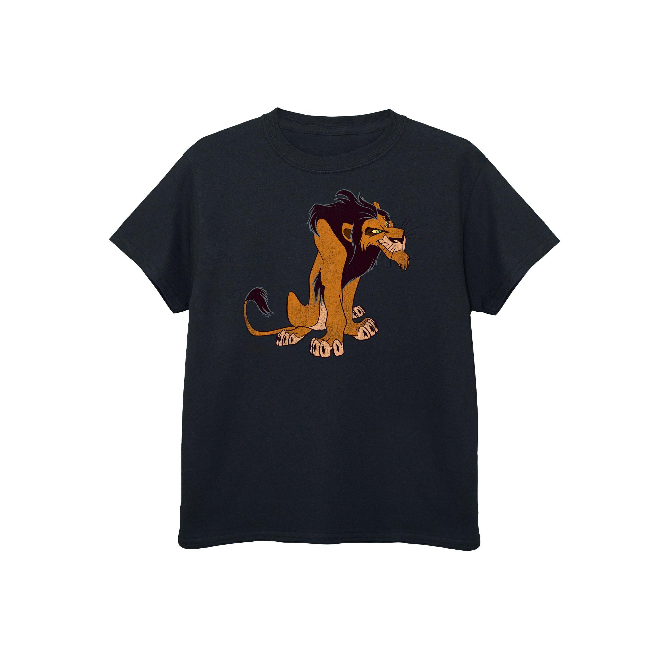 スカー 半袖Tシャツ ブラック く SCAR ライオンキング スカー 半袖Tシャツ ブラック く SCAR ライオンキング