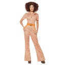 (スミッフィーズ) Smiffys レディース Authentic 70s コスチューム シック ボディースーツ 仮装 コスプレ 【海外通販】