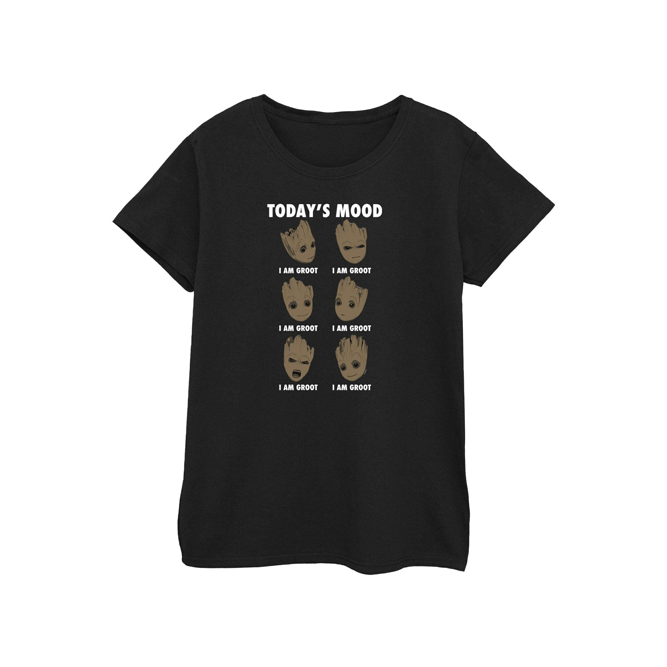 (ガーディアンズ・オブ・ギャラクシー) Guardians Of The Galaxy オフィシャル商品 レディース Today's Mood ベビー・グルート Tシャツ コットン 半袖 トップス 【海外通販】