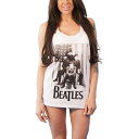 (ビートルズ) The Beatles オフィシャル商品 レディース Baby Doll Stars & Stripes タンクトップ 袖なし トップス 【海外通販】