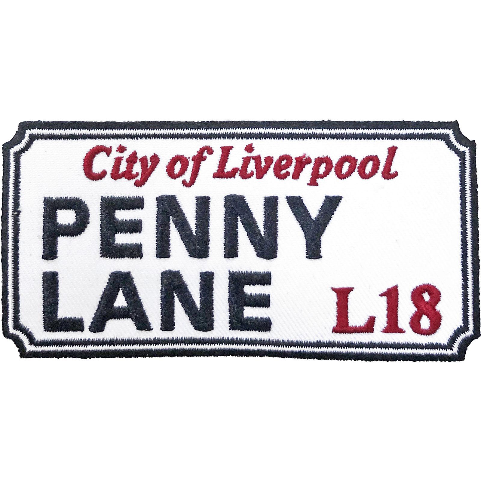 Penny Lane. Liverpool ワッペン ロードサイン パッチ 飾り 【海外通販】
