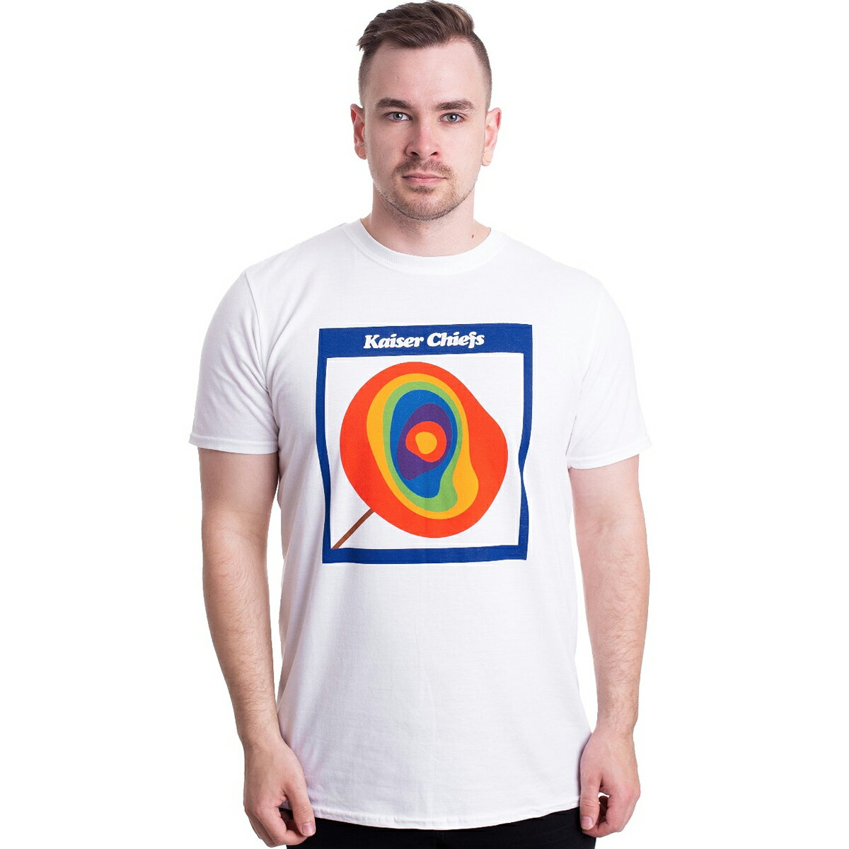 乐天商城 - (カイザー・チーフス) Kaiser Chiefs オフィシャル商品 ユニセックス Lollipop Tシャツ コットン 半袖 トップス 【海外通販】