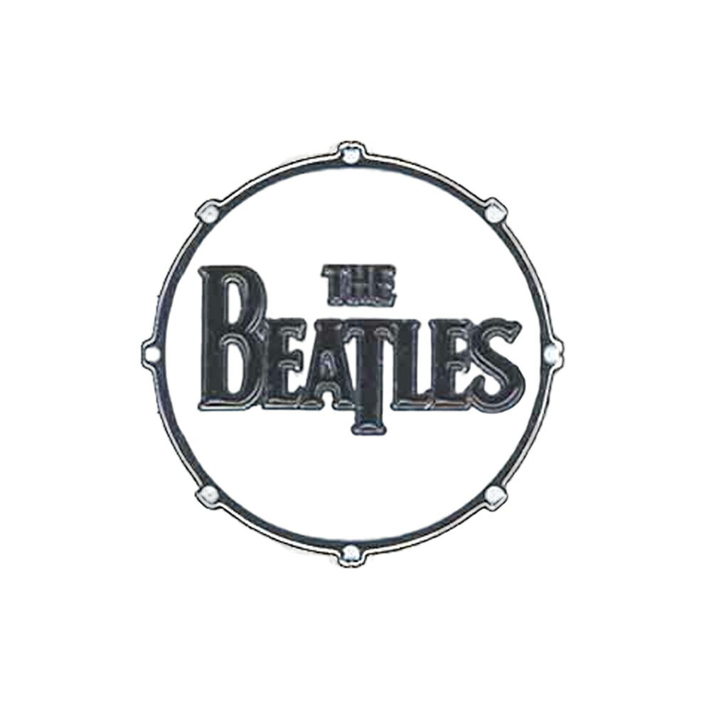 (ビートルズ) The Beatles オフィシャル商品 Drum Logo バッジ 【海外通販】