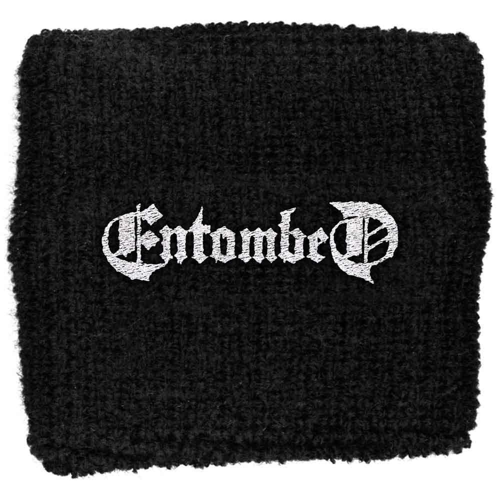 (エントゥームド) Entombed オフィシャル商品 ユニセックス 刺繍 リストバンド ロゴ スエットバンド 【海外通販】