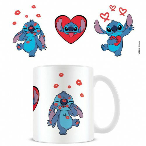 (リロ・アンド・スティッチ) Lilo & Stitch オフィシャル商品 Love マグカップ コップ 【海外通販】