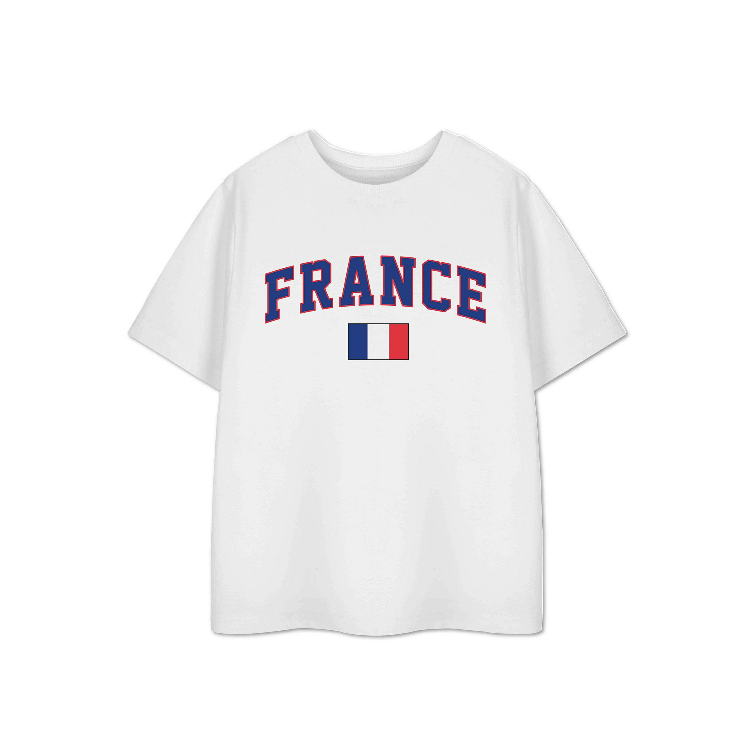 (ショー・ミー・ザ・マーチ) Show Me The Merch オフィシャル商品 キッズ・子供 France Tシャツ 半袖 トップス 【海外通販】