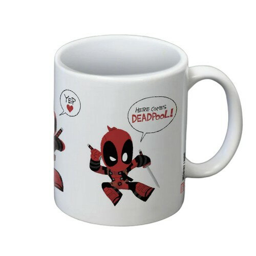 (デッドプール) Deadpool オフィシャル商品 Here Comes Deadpool マグカップ コップ 【海外通販】