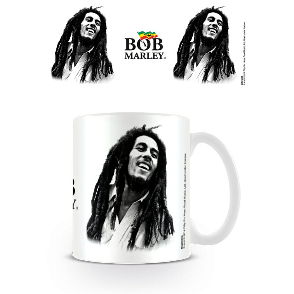 (ボブ・マーリー) Bob Marley オフィシャル商品 Black and White マグカップ コップ 【海外通販】