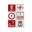 リバプール・フットボールクラブ Liverpool FC オフィシャル商品 You'll Never Walk Alone ステッカー シール 【海外通販】