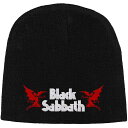 (ブラック・サバス) Black Sabbath オフィシャル商品 ユニセックス Logo & Devils ニット帽 ビーニー キャップ 【海外通販】