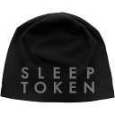 (スリープ・トークン) Sleep Token オフィシャル商品 ユニセックス Logo ニット帽 ビーニー キャップ 【海外通販】