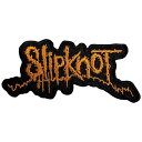 (スリップノット) Slipknot オフィシャル商品 Woven ワッペン ロゴ アイロン接着 パッチ 【海外通販】