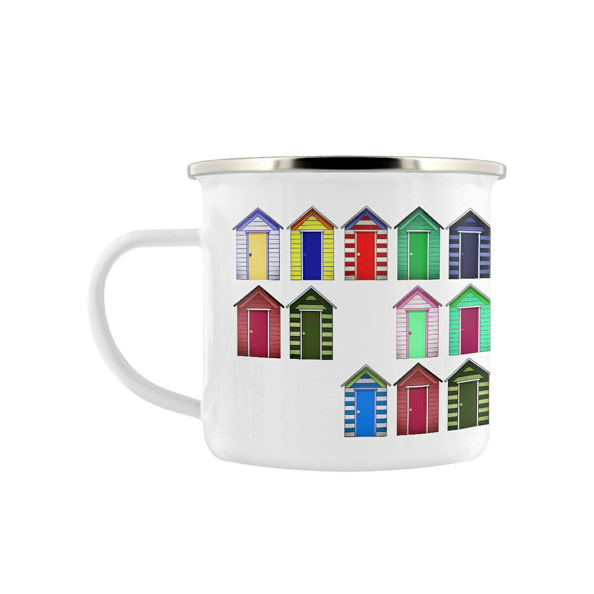 (グラインドストア) Grindstore オフィシャル商品 ビーチ小屋 エナメルマグ キャンプ マグカップ 【海外通販】