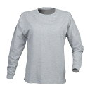(スキニー・フィット) Skinni Fit ユニセックス ヘザー Tシャツ ドロップショルダー 長袖 トップス 【海外通販】