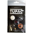 (トゥパック・シャクール) Tupac Shakur オフィシャル商品 All Eyez On Me バッジ セット (5個組) 【海外通販】