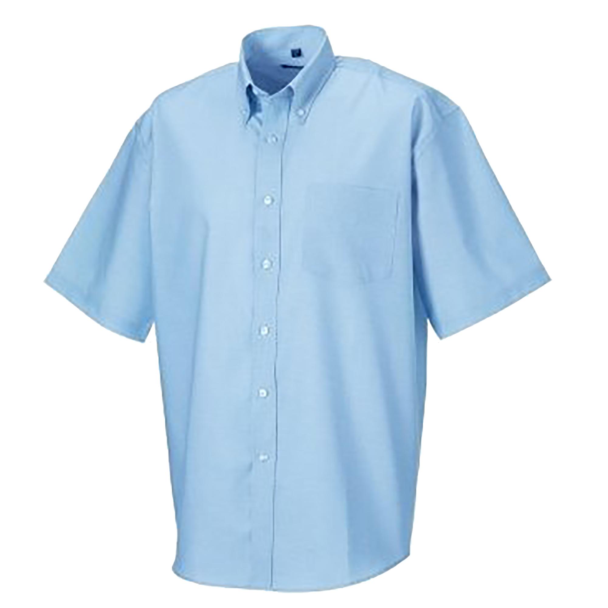 (ラッセル) Russell イージーケア 半袖 オックスフォードシャツ ワイシャツ 【海外通販】