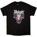 (スリップノット) Slipknot オフィシャル商品 ユニセックス Infected Goat Tシャツ バックプリント 半袖 トップス 【海外通販】