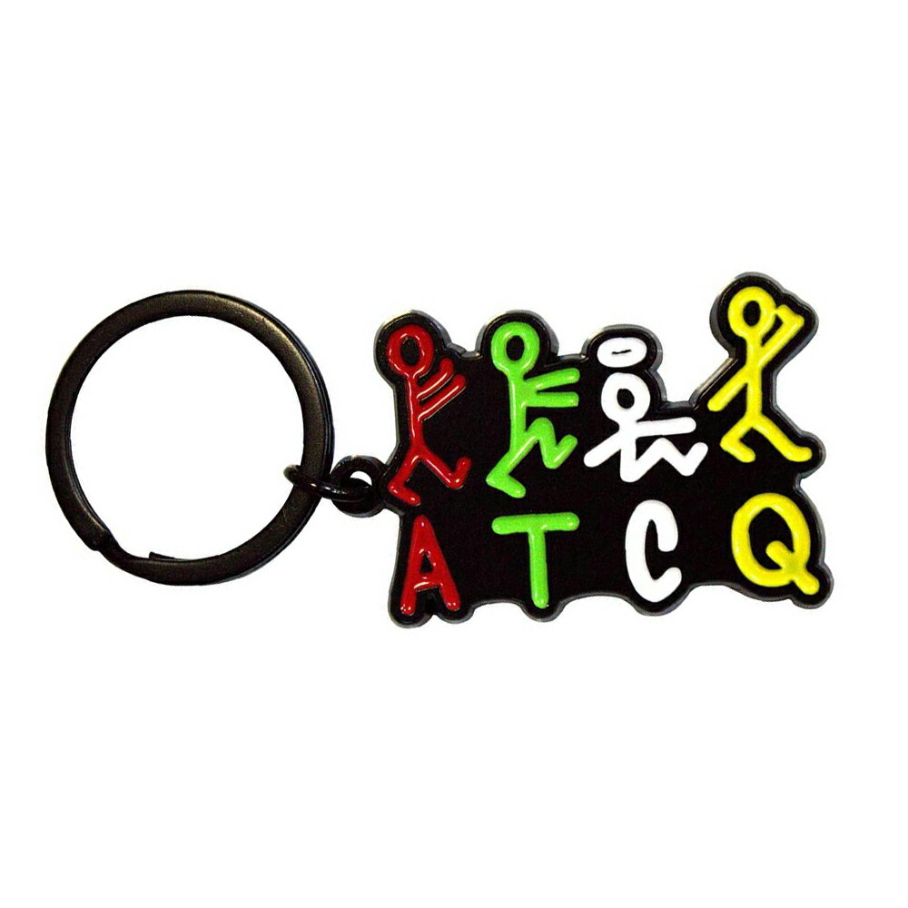 (ア・トライブ・コールド・クエスト) A Tribe Called Quest オフィシャル商品 Stick Figure キーリング ロゴ キーホルダー 【海外通販】