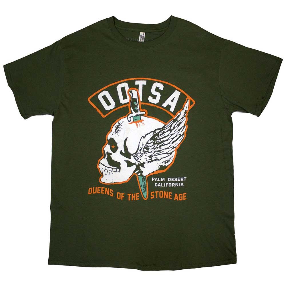 (クイーンズ・オブ・ザ・ストーン・エイジ) Queens Of The Stone Age オフィシャル商品 ユニセックス Winged Skull Tシャツ 半袖 トップス 【海外通販】