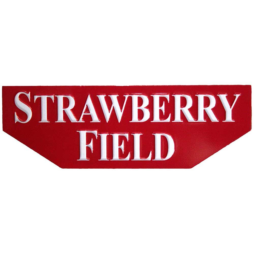 (ロックオフ) Rock Off オフィシャル商品 Strawberry Field フリッジマグネット エンボス加工 冷蔵庫 磁石 (1個) 【海外通販】