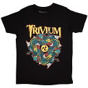 (トリヴィアム) Trivium オフィシャル商品 ユニセックス Dragon Circle Pit Tシャツ 半袖 トップス 【海外通販】