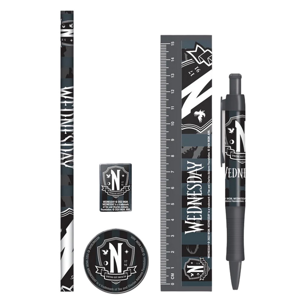 (ウェンズデー) Wednesday オフィシャル商品 ユニフォーム ペン ステーショナリー セット 【海外通販】