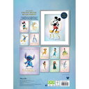 (ディズニー) Disney オフィシャル商品 Deluxe 2025 壁掛け カレンダー 【海外通販】