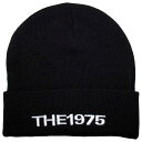 (ザ・ナインティーンセヴンティファイヴ) The 1975 オフィシャル商品 ユニセックス ロゴ ニット帽 ビーニー キャップ 【海外通販】
