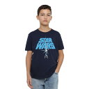 (スター・ウォーズ) Star Wars オフィシャル商品 キッズ・子供用 ライトセーバー ロゴ 半袖 Tシャツ トップス 男の子 【海外通販】