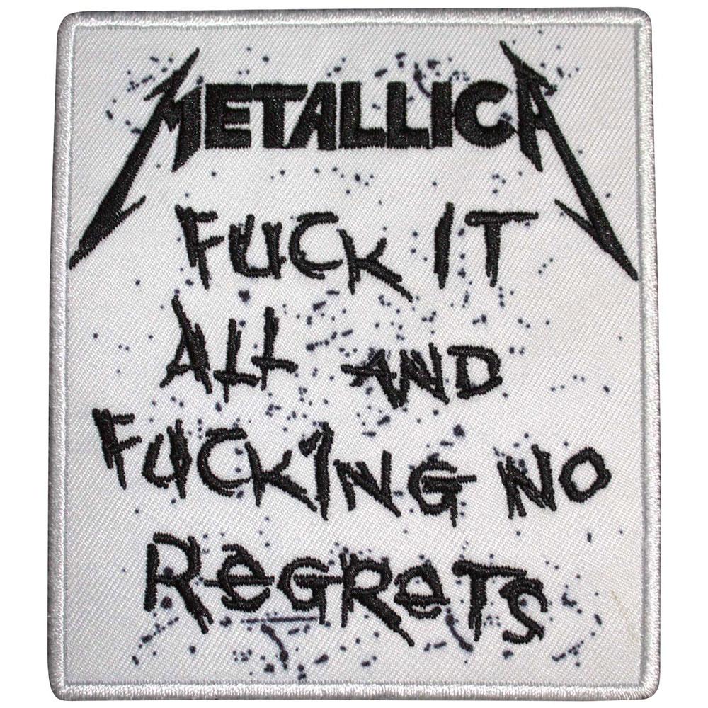 Rakuten - (メタリカ) Metallica オフィシャル商品 No Regrets 織地 ワッペン アイロン接着 パッチ 【海外通販】