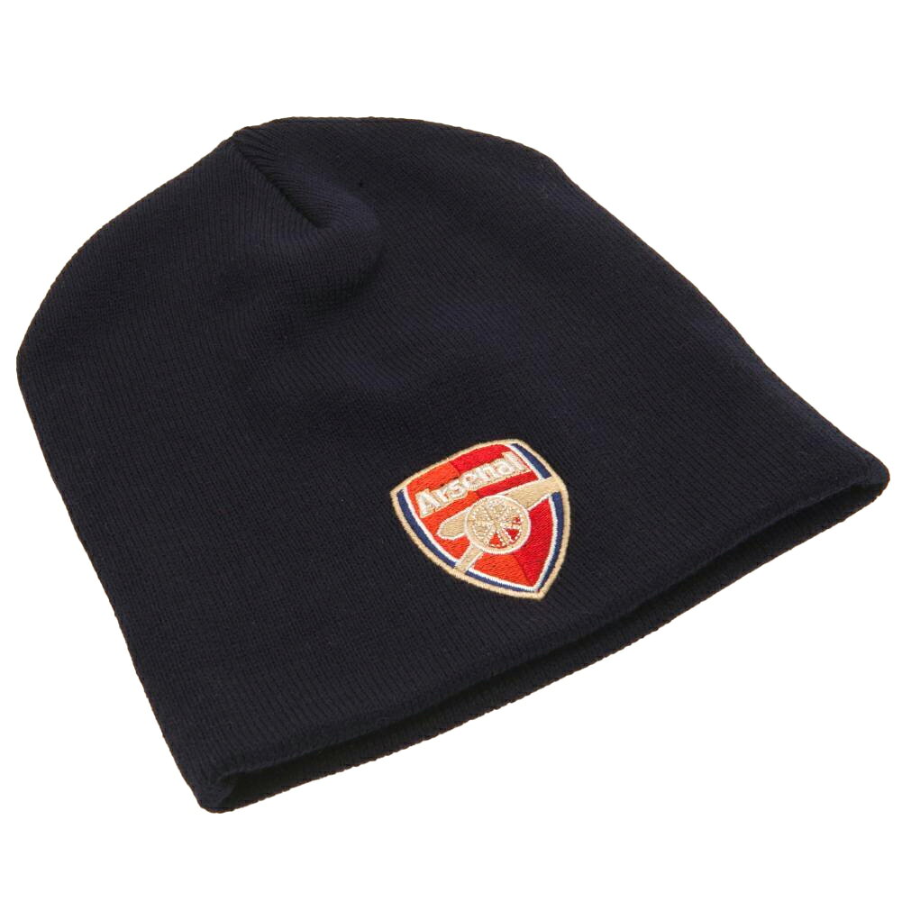 Cap, Hat - アーセナル フットボールクラブ Arsenal FC オフィシャル商品 ユニセックス ドーム型 ニット帽 ビーニー キャップ 【海外通販】