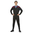(スタートレック) Star Trek オフィシャル商品 メンズ ボイジャー 司令官 コスチューム ユニフォーム 仮装 コスプレ セット 【海外通販】