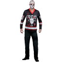 (スミッフィーズ) Smiffys メンズ Friday The 13th コスチューム ホッケー トップス 仮装 コスプレ (トップスのみ) 【海外通販】
