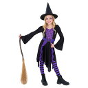 (スミッフィーズ) Smiffys キッズ・子供 ガールズ Practical Spell コスチューム 魔女 仮装 コスプレ セット 【海外通販】