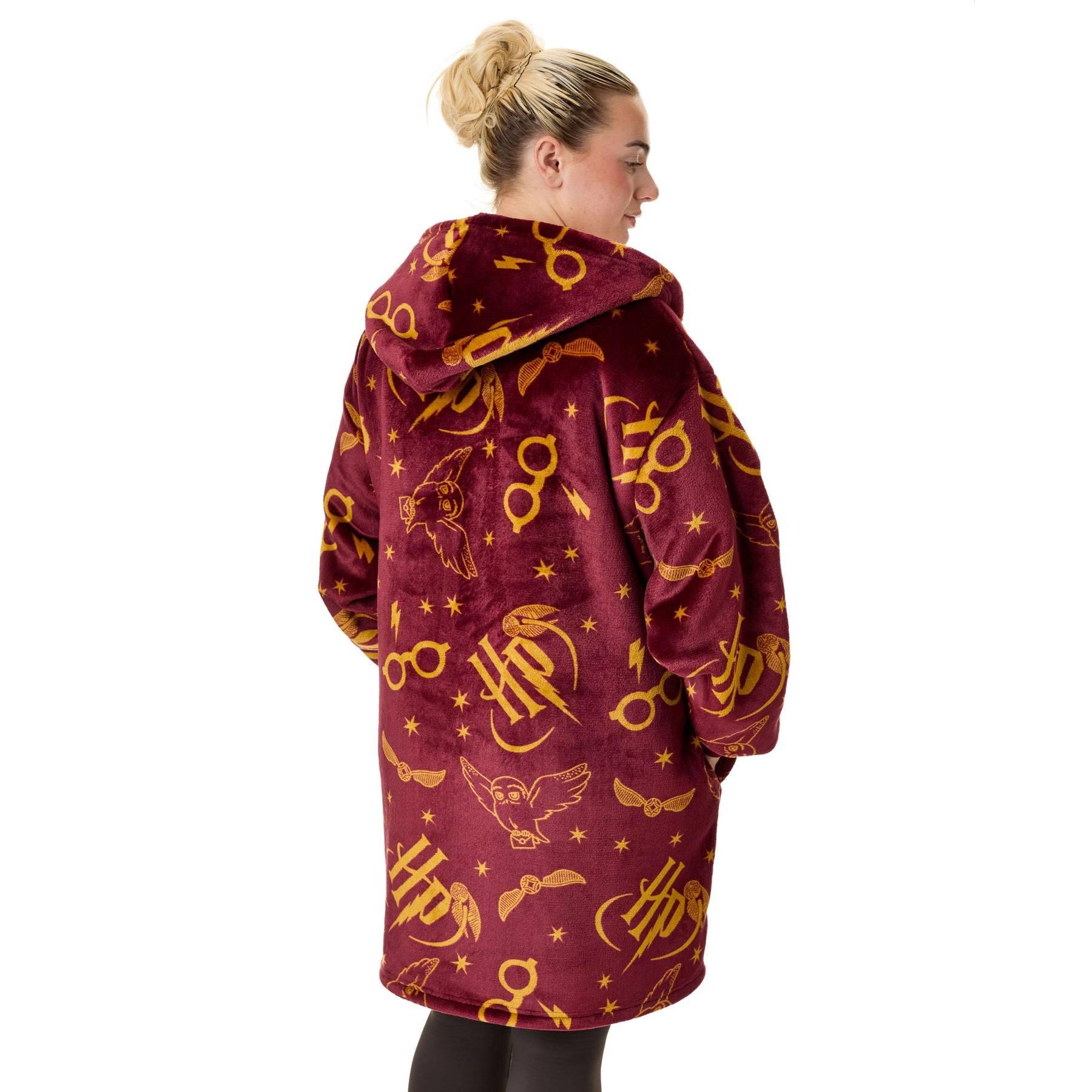 (ハリー・ポッター) Harry Potter オフィシャル商品 レディース アイコン フルジップ パーカー ブランケット フード付き 【海外通販】 pertemba-10776615 Pertemba Japan サンプル画像2