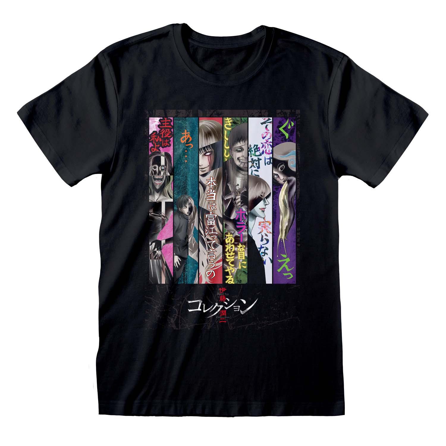 (伊藤潤二) Junji-Ito コレクション オフィシャル商品 メンズ Key Art フィット Tシャツ 半袖 トップス 【海外通販】