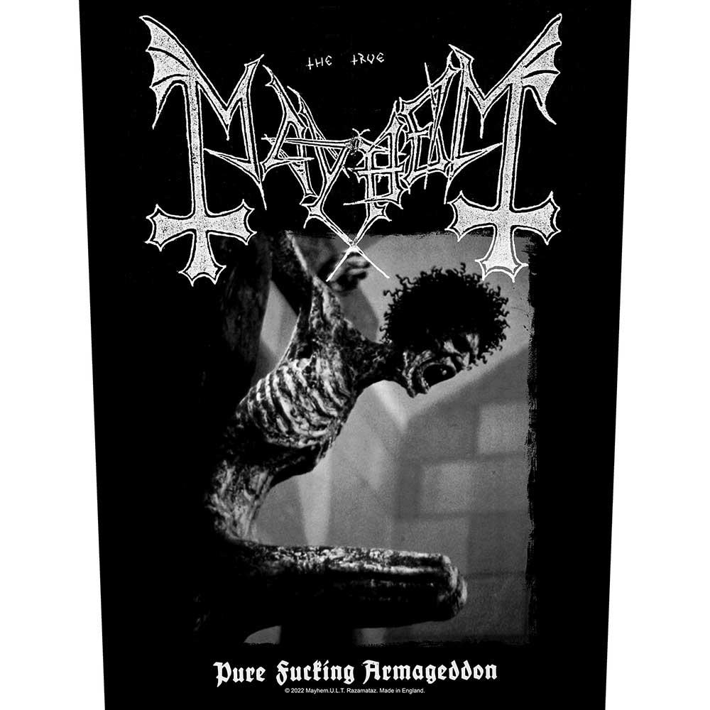 (メイヘム) Mayhem オフィシャル商品 Pure Fucking Armageddon ワッペン パッチ 【海外通販】