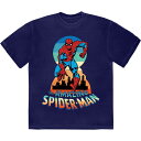 (マーベル・コミック) Marvel Comics オフィシャル商品 ユニセックス The Amazing Spiderman Tシャツ キーホール 半袖 トップス 【海外通販】