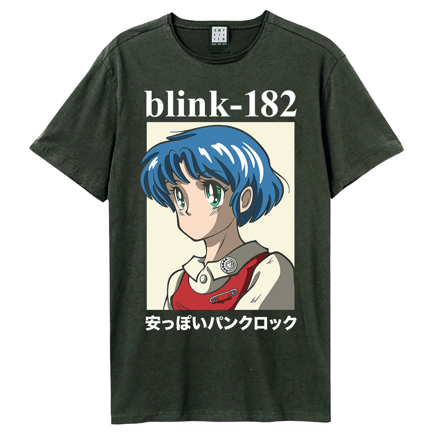(アンプリファイド) Amplified オフィシャル商品 ユニセックス ブリンク182 Tシャツ Anime 半袖 カットソー トップス 【海外通販】 2