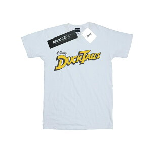 (わんぱくダック夢冒険) DuckTales オフィシャル商品 メンズ ロゴ 半袖 Tシャツ トップス 【海外通販】