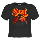(アンプリファイド) Amplified オフィシャル商品 レディース ゴースト Tシャツ クロップ丈 Hunter's Moon 半袖 カットソー トップス 【海外通販】(4)