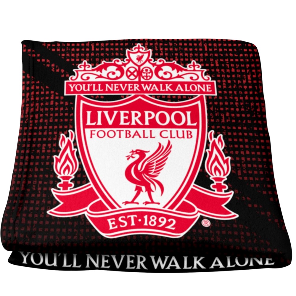 乐天商城 - リバプール・フットボールクラブ Liverpool FC オフィシャル商品 フリースブランケット フリース毛布 【海外通販】