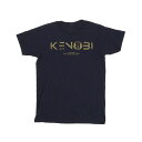 (スター・ウォーズ) Star Wars オフィシャル商品 メンズ オビ=ワン・ケノービ ロゴ 半袖 Tシャツ トップス 【海外通販】