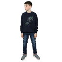 (ブラックパンサー) Black Panther オフィシャル商品 キッズ・子供用 シルエット 長袖 スウェットシャツ トレーナー 男の子 【海外通販】