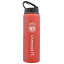 リバプール・フットボールクラブ Liverpool FC オフィシャル商品 プリント アルミニウム ウォーターボトル 水筒 【海外通販】