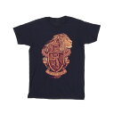 (ハリー・ポッター) Harry Potter オフィシャル商品 キッズ・子供用 グリフィンドール クレスト 半袖 Tシャツ トップス 男の子 【海外通販】