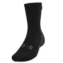 (アンダーアーマー) Under Armour ユニセックス Armourdry 靴下 ハイライズ ランニングソックス ソックス (1足組) 【海外通販】