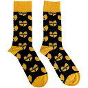 (ウータン・クラン) Wu-Tang Clan オフィシャル商品 ユニセックス リピートロゴ ソックス 靴下 (1足組) 【海外通販】