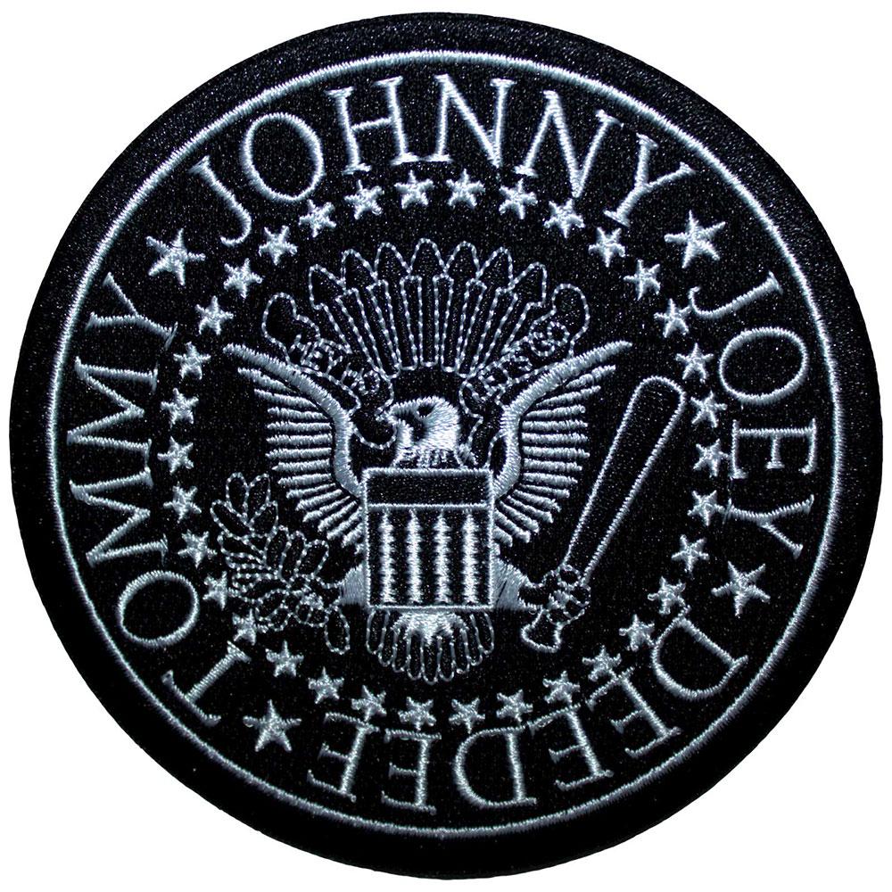 (ラモーンズ) Ramones オフィシャル商品 Presidential Seal ブラック ワッペン アイロン接着 パッチ 